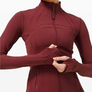 NWOT Lululemon Define Jacket Red Merlot Size 10